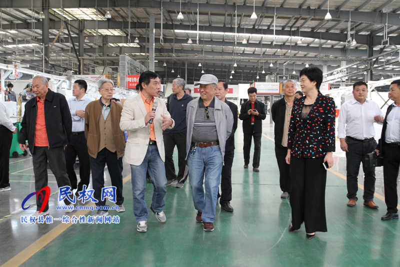 省人大常委会离休干部调研我县高新区企业发展情况 省人大常委会离休干部调研我县高新区企业发展情况