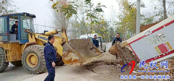 民权县交通运输局：积极开展公路非法广告牌专项治理