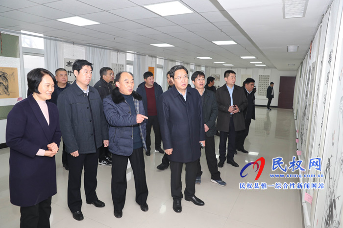 民权县庆祝改革开放四十周年暨建县九十周年书画展开幕 民权县庆祝改革开放四十周年暨建县九十周年书画展开幕