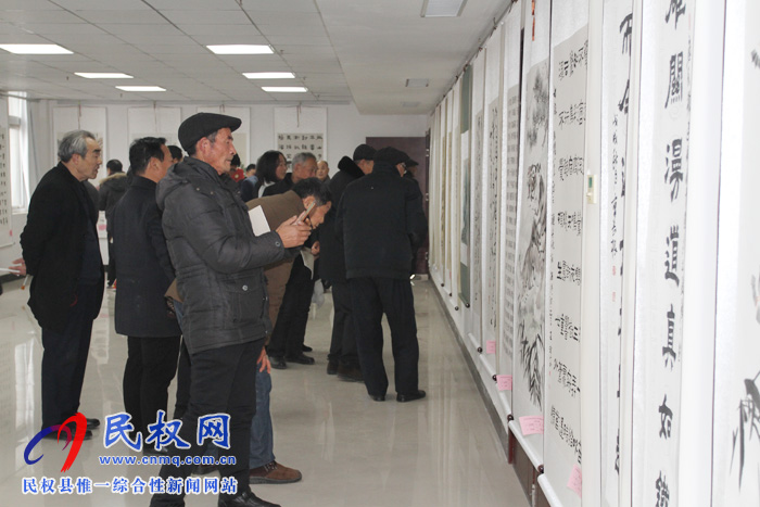民权县庆祝改革开放四十周年暨建县九十周年书画展开幕 民权县庆祝改革开放四十周年暨建县九十周年书画展开幕