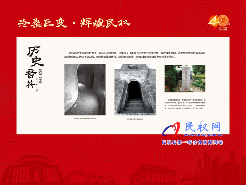 沧桑巨变•辉煌民权 民权县庆祝改革开放40周年暨建县90周年大型图片展