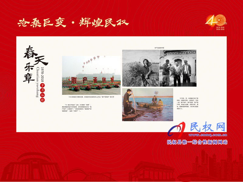 沧桑巨变•辉煌民权 民权县庆祝改革开放40周年暨建县90周年大型图片展