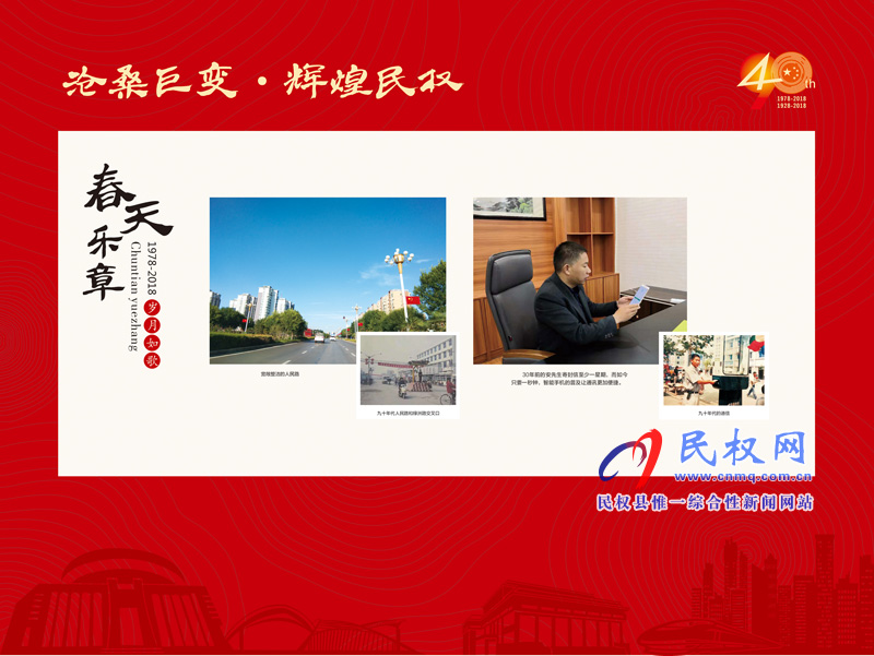 沧桑巨变•辉煌民权 民权县庆祝改革开放40周年暨建县90周年大型图片展