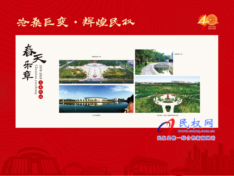 沧桑巨变•辉煌民权 民权县庆祝改革开放40周年暨建县90周年大型图片展