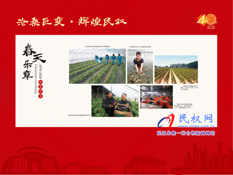 沧桑巨变•辉煌民权 民权县庆祝改革开放40周年暨建县90周年大型图片展