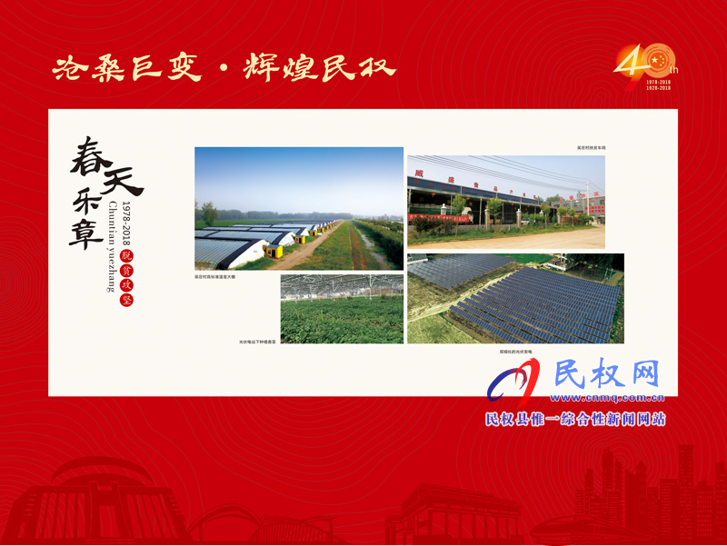沧桑巨变•辉煌民权 民权县庆祝改革开放40周年暨建县90周年大型图片展