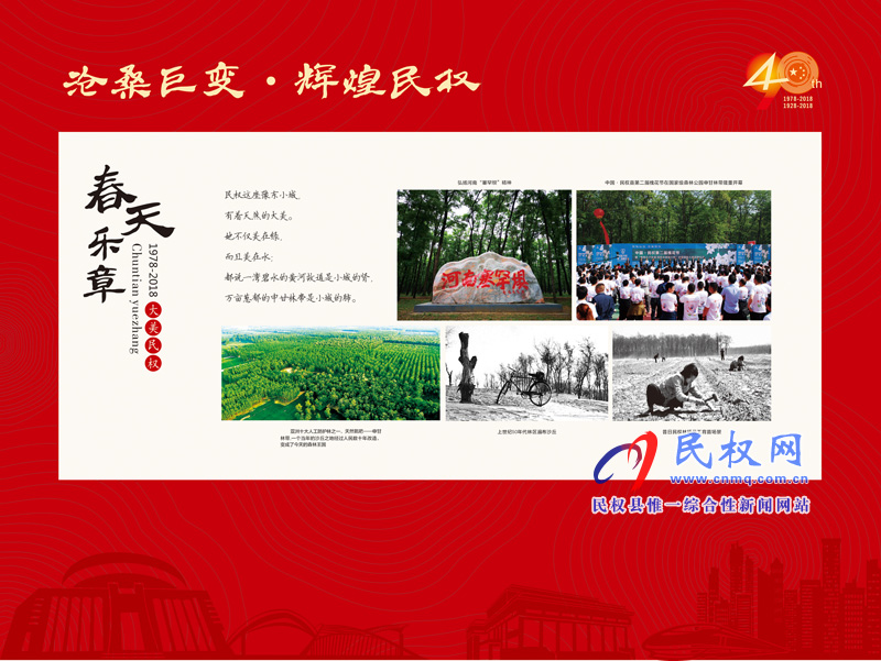 沧桑巨变•辉煌民权 民权县庆祝改革开放40周年暨建县90周年大型图片展
