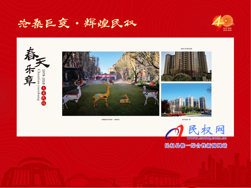 沧桑巨变•辉煌民权 民权县庆祝改革开放40周年暨建县90周年大型图片展