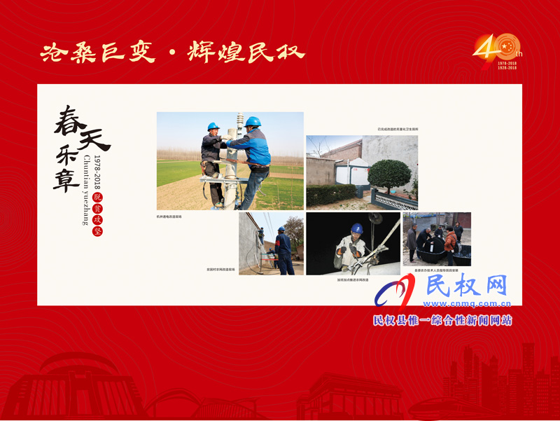 沧桑巨变•辉煌民权 民权县庆祝改革开放40周年暨建县90周年大型图片展