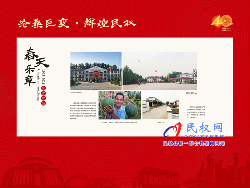 沧桑巨变•辉煌民权 民权县庆祝改革开放40周年暨建县90周年大型图片展