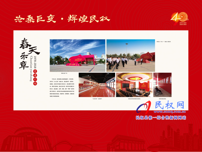 沧桑巨变•辉煌民权 民权县庆祝改革开放40周年暨建县90周年大型图片展