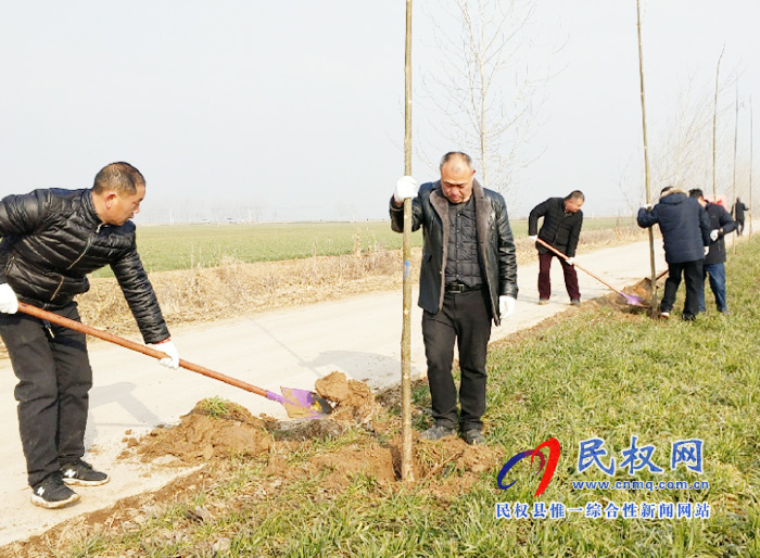 我县各乡镇（街道办）开展新春植树活动