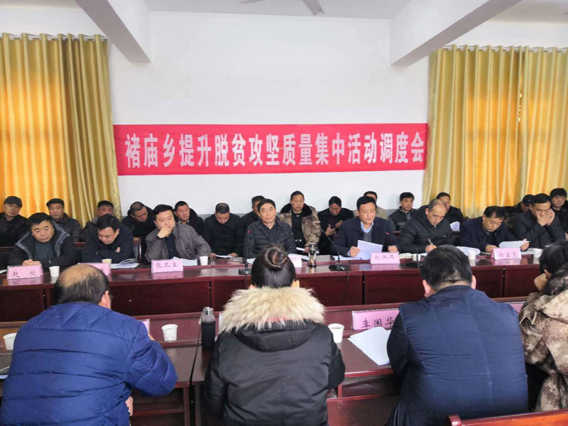 县委常委、组织部长何玉明出席褚庙乡提升脱贫攻坚质量集中活动调度会 县委常委、组织部长何玉明出席褚庙乡提升脱贫攻坚质量集中活动调度会