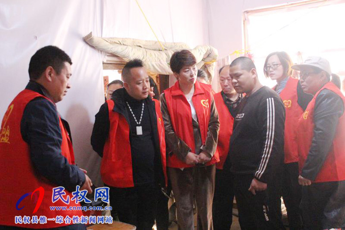 民权公益联盟看望慰问脑瘫患者袁凤莲 民权公益联盟看望慰问脑瘫患者袁凤莲