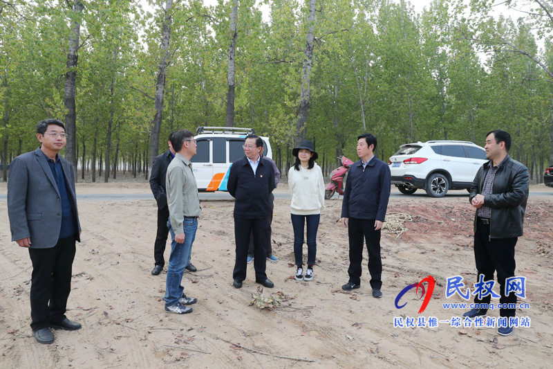 市委常委、宣传部长王全周调研我县申甘林带“媒林”建设情况 市委常委、宣传部长王全周调研我县申甘林带“媒林”建设情况