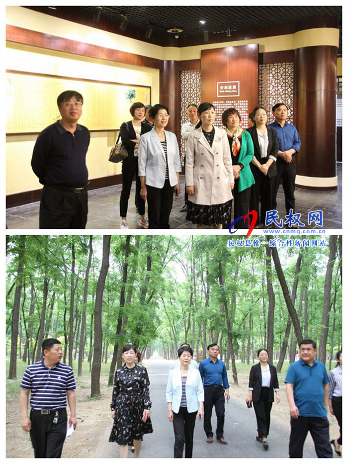 萧县政协副主席郑玉锦一行来民考察学习 萧县政协副主席郑玉锦一行来民考察学习