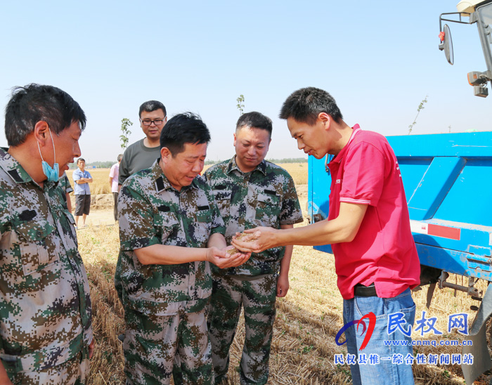 人和镇党政领导慰问“三夏”生产工作人员 人和镇党政领导慰问“三夏”生产工作人员
