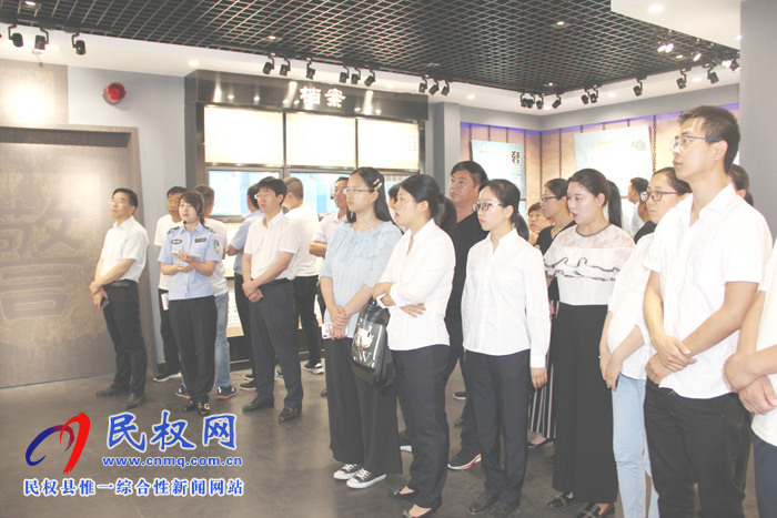 民权高新区常务副主任张爱军一行赴廉政警示教育基地参观学习 民权高新区常务副主任张爱军一行赴廉政警示教育基地参观学习