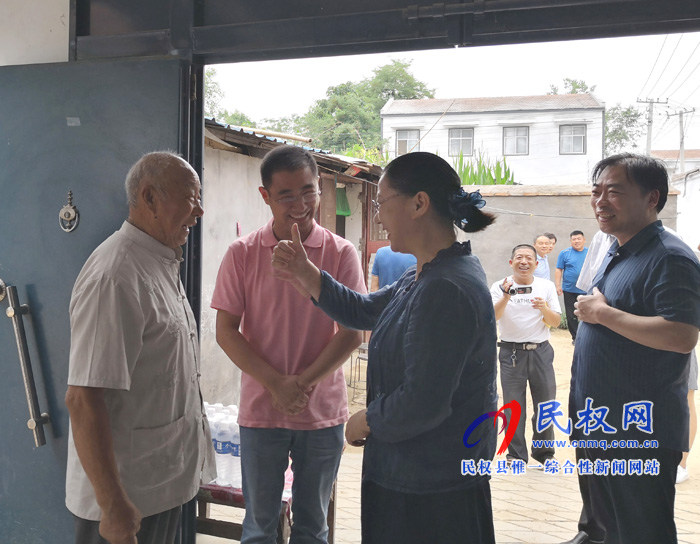 省高级人民法院副院长宋海萍到定点帮扶责任村孟庄调研