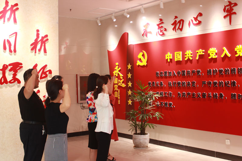团委、妇联开展庆“七一”重温入党誓词活动 团委、妇联开展庆“七一”重温入党誓词活动