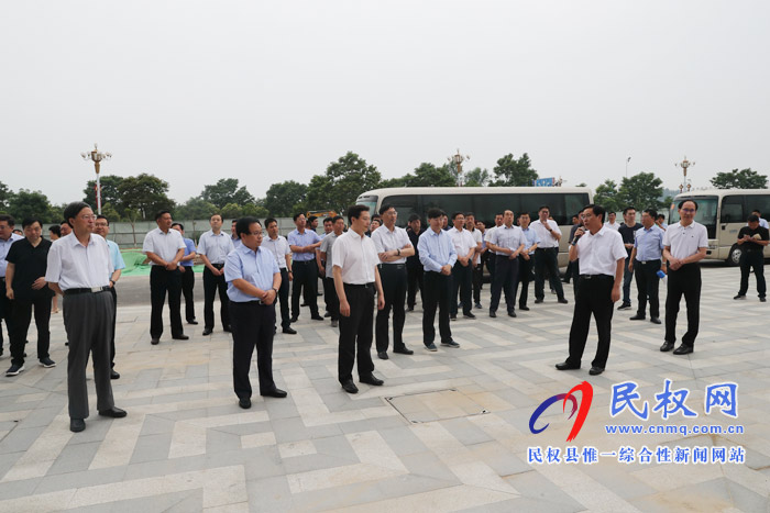 全市百城提质观摩团莅临我县 全市百城提质观摩团莅临我县