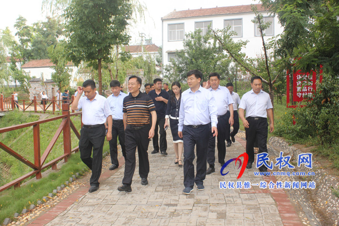 宁陵县到我县考察美丽乡村建设工作