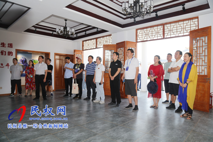 河南省第22届黄河诗会采风团到我县 河南省第22届黄河诗会采风团到我县