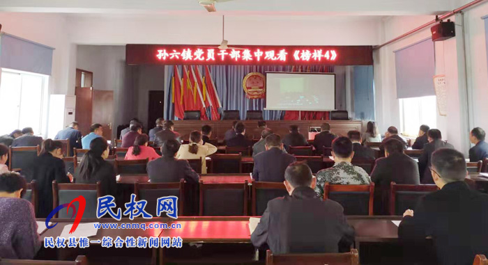孙六镇组织党员干部集中观看《榜样4》 孙六镇组织党员干部集中观看《榜样4》