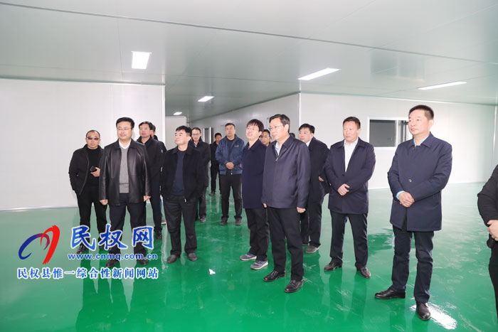 市人大常委会副主任、县委书记姬脉常调研项目建设进展情况 市人大常委会副主任、县委书记姬脉常调研项目建设进展情况