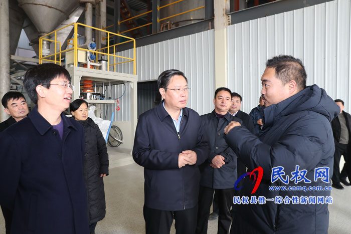 市人大常委会副主任、县委书记姬脉常调研项目建设进展情况 市人大常委会副主任、县委书记姬脉常调研项目建设进展情况