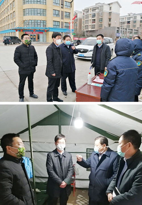 县高新区常务副主任张爱军到南华办事处督导新型冠状病毒防控工作 县高新区常务副主任张爱军到南华办事处督导新型冠状病毒防控工作
