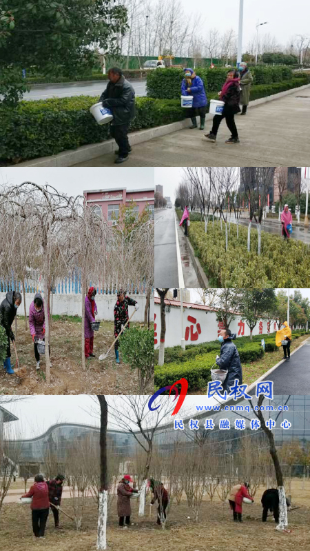 民权县园林绿化中心积极开展春季绿化工作