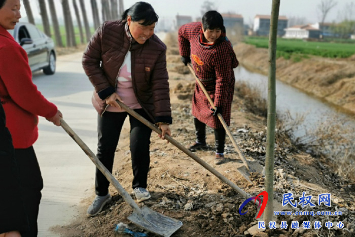 林七乡：阳春三月植树忙