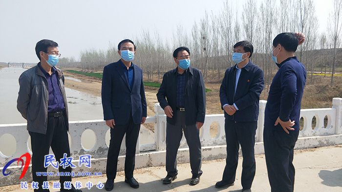 副市长曹月坤调研抗旱应急泵站建设和引黄干渠工程