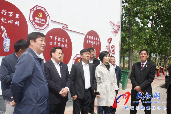 市司法局局长王兴亚到民权调研指导法治阵地建设工作