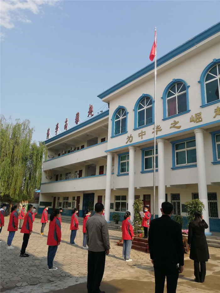 民权县第三小学新学期第一天顺利开学