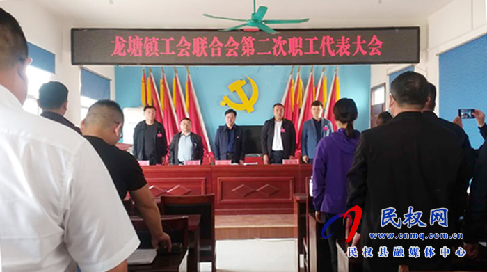 龙塘镇工会联合会第二次职工代表大会胜利召开 龙塘镇工会联合会第二次职工代表大会胜利召开