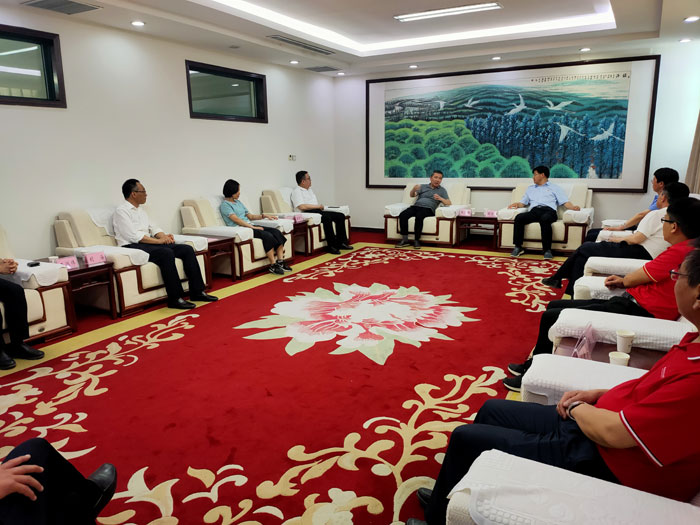 广州工控党委副书记、总经理、副董事长张伟涛一行莅民调研 广州工控党委副书记、总经理、副董事长张伟涛一行莅民调研