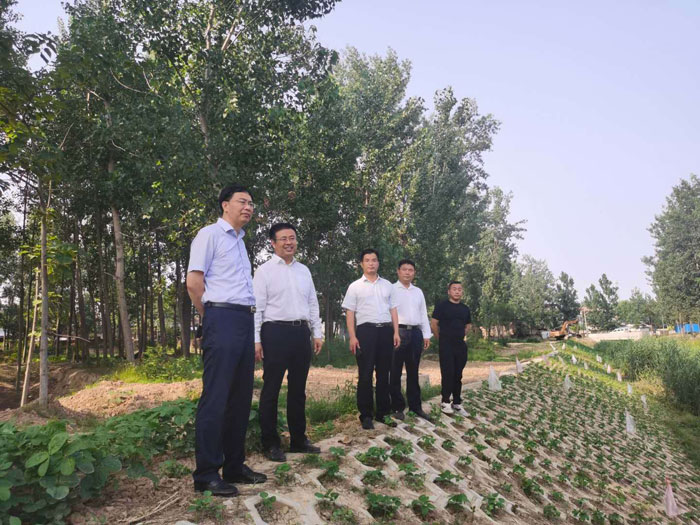 县委常委、县纪委书记、县监察委主任张亚光到王庄寨镇吴屯沟开展巡河工作 县委常委、县纪委书记、县监察委主任张亚光到王庄寨镇吴屯沟开展巡河工作