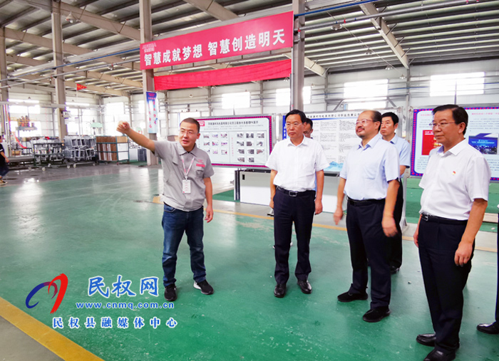 新华社河南分社社长王丁一行莅民调研 新华社河南分社社长王丁一行莅民调研