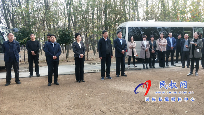 驻淮北市安徽省十三届人大代表莅临民权考察 驻淮北市安徽省十三届人大代表莅临民权考察