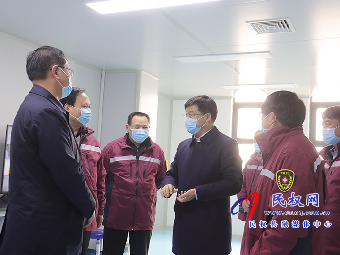 县委副书记、县长张团结调研新冠疫苗接种和防疫物资储备情况并接种疫苗 县委副书记、县长张团结调研新冠疫苗接种和防疫物资储备情况并接种疫苗