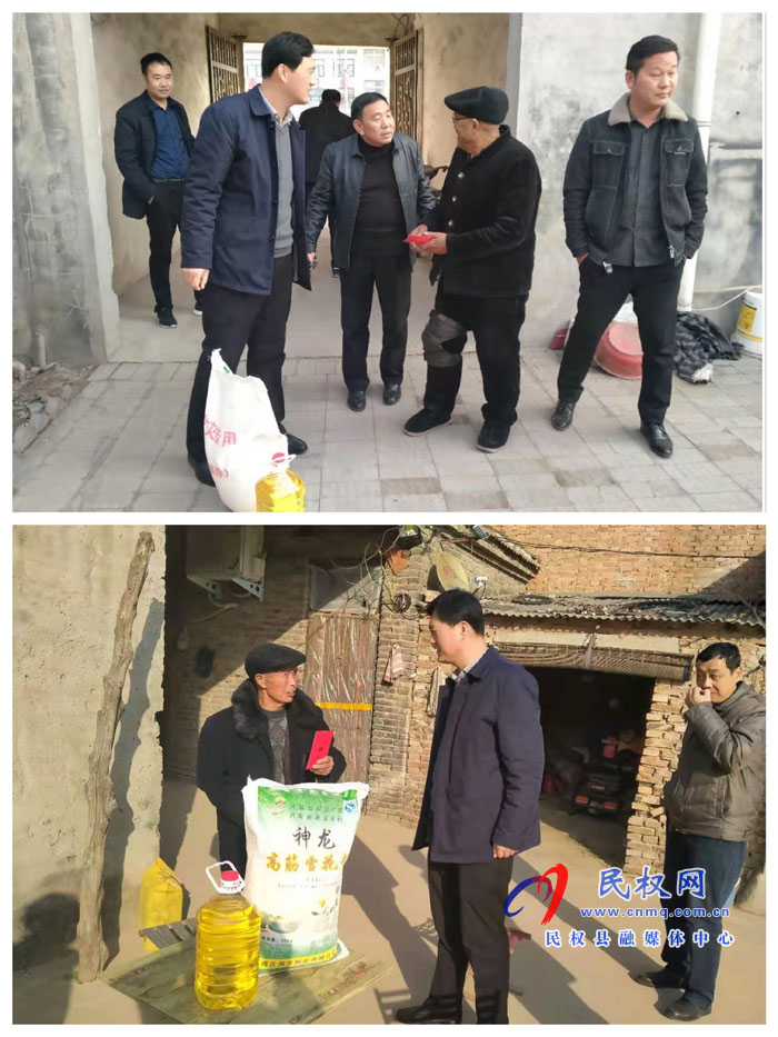 孙六镇春节前走访慰问退伍老军人 孙六镇春节前走访慰问退伍老军人