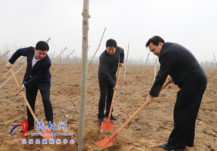 市县领导参加春季义务植树劳动 市县领导参加春季义务植树劳动