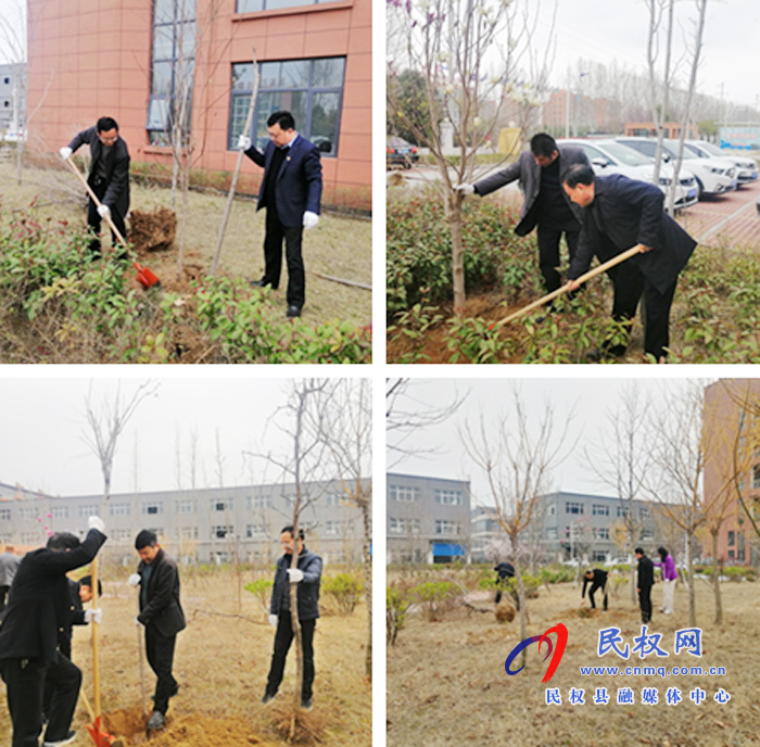 县商务局开展春季义务植树活动 县商务局开展春季义务植树活动