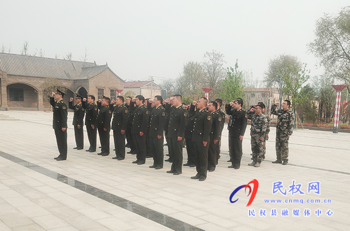 县人武部召开党史学习教育现场参观暨民兵整组双塔镇现场会