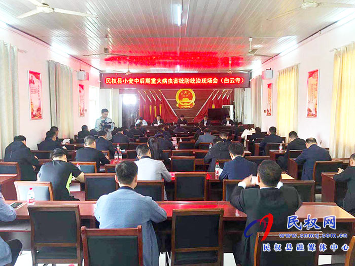 全县小麦中后期重大病虫害统防统治现场会在白云寺镇召开 全县小麦中后期重大病虫害统防统治现场会在白云寺镇召开