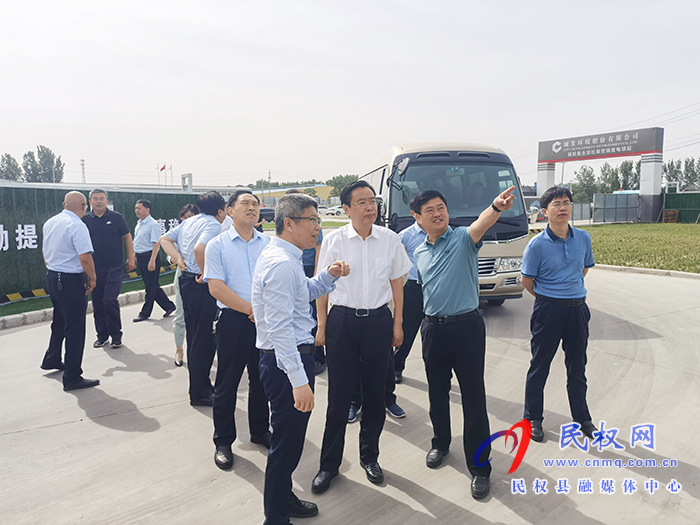 市人大常委会副主任、县委书记姬脉常调研我县重点项目建设情况 市人大常委会副主任、县委书记姬脉常调研我县重点项目建设情况