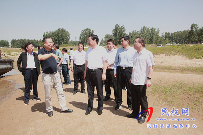 市委常委、常务副市长吴祖明到民开展巡河调研工作