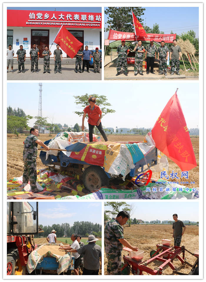 伯党乡:人大代表助力“三夏”工作“显”身手 伯党乡:人大代表助力“三夏”工作“显”身手
